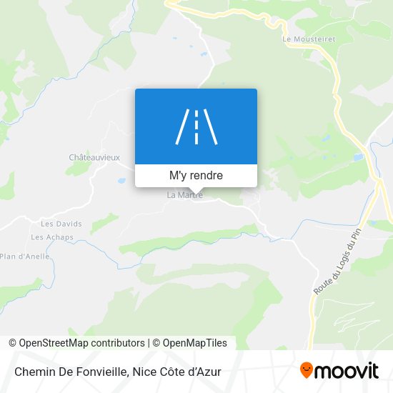 Chemin De Fonvieille plan