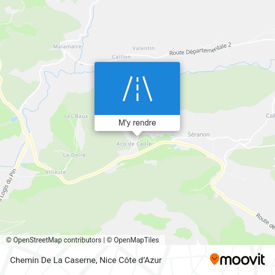 Chemin De La Caserne plan