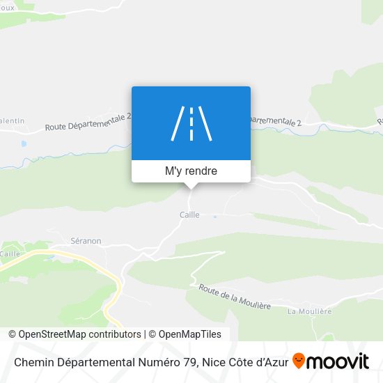 Chemin Départemental Numéro 79 plan