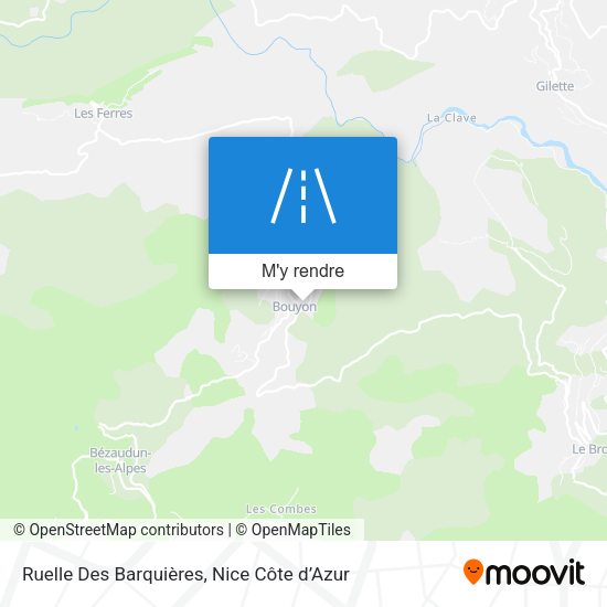 Ruelle Des Barquières plan