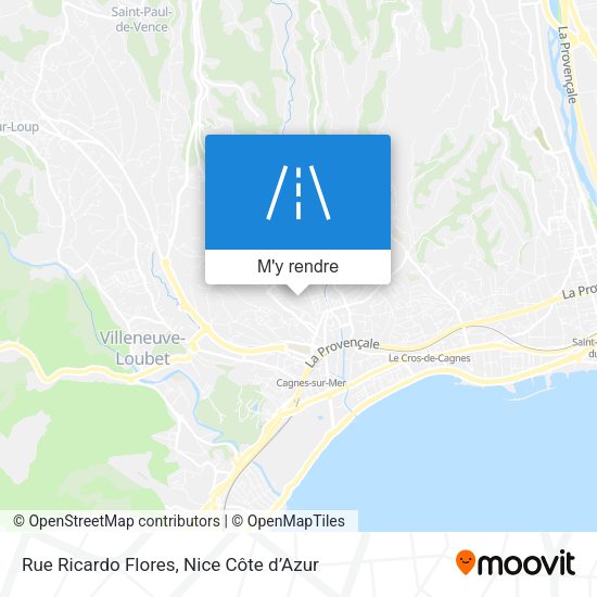 Rue Ricardo Flores plan