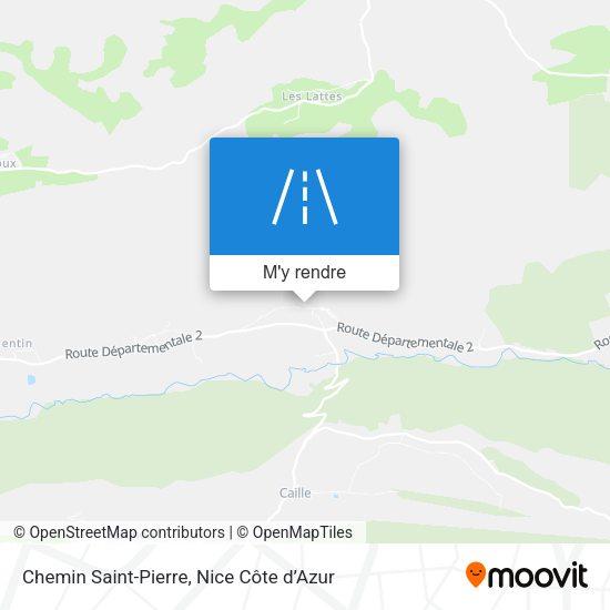 Chemin Saint-Pierre plan