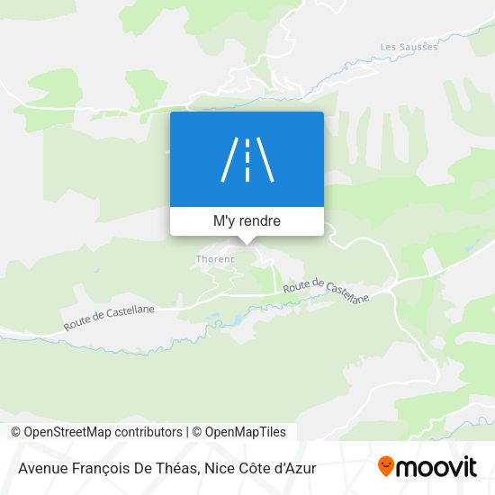 Avenue François De Théas plan