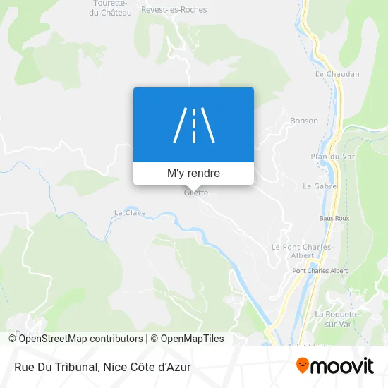 Rue Du Tribunal plan