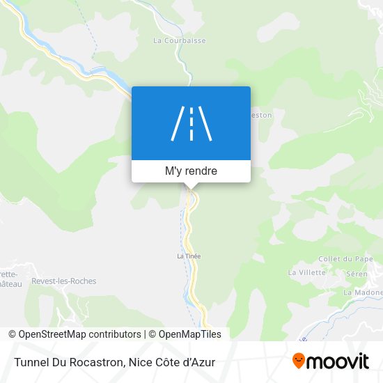 Tunnel Du Rocastron plan