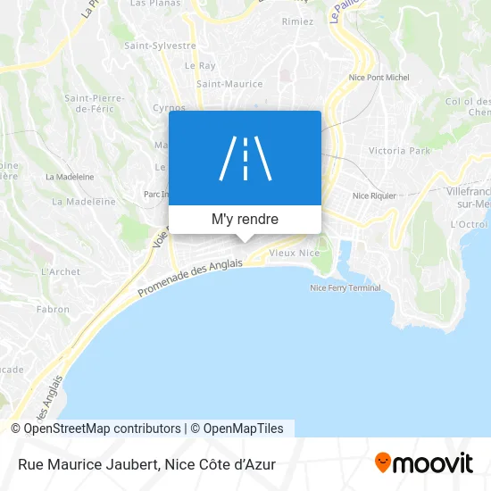 Rue Maurice Jaubert plan