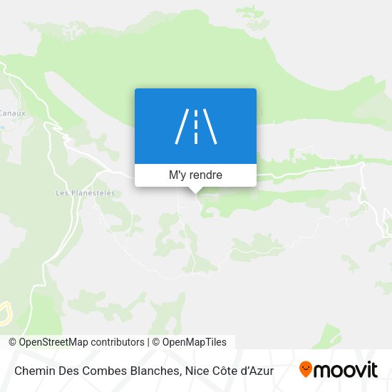 Chemin Des Combes Blanches plan