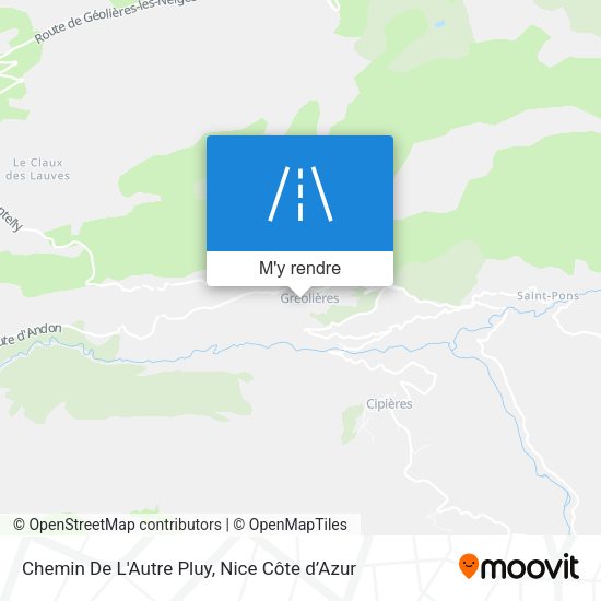 Chemin De L'Autre Pluy plan