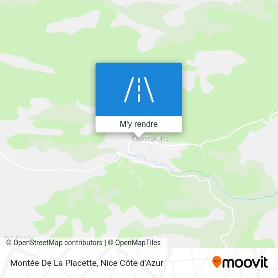 Montée De La Placette plan