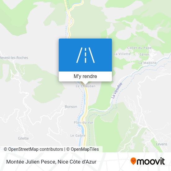 Montée Julien Pesce plan