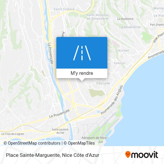 Place Sainte-Marguerite plan