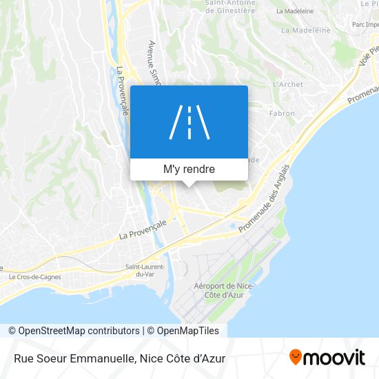 Rue Soeur Emmanuelle plan