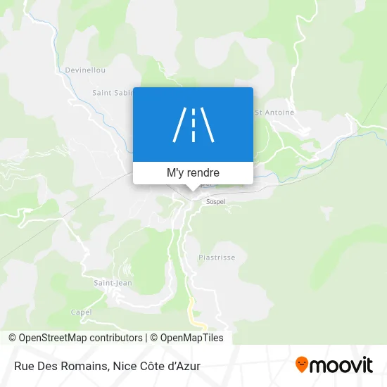 Rue Des Romains plan