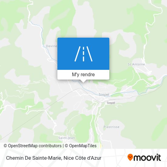 Chemin De Sainte-Marie plan
