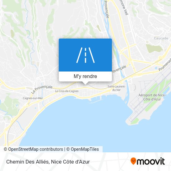 Chemin Des Alliés plan