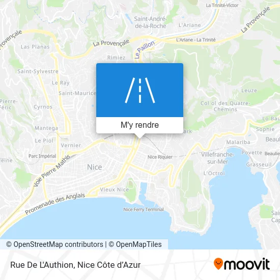 Rue De L'Authion plan