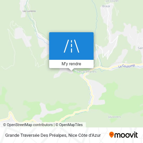 Grande Traversée Des Préalpes plan