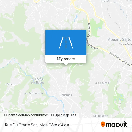 Rue Du Gratte Sac plan