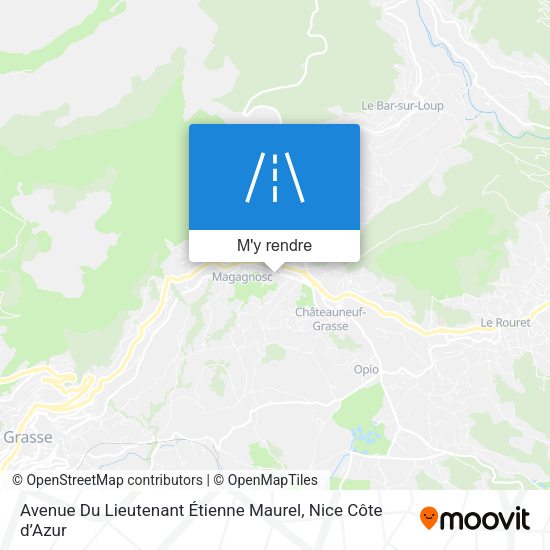 Avenue Du Lieutenant Étienne Maurel plan