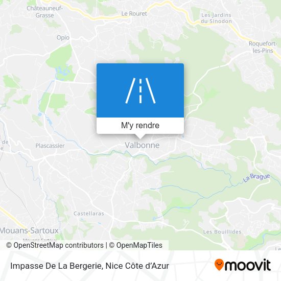 Impasse De La Bergerie plan