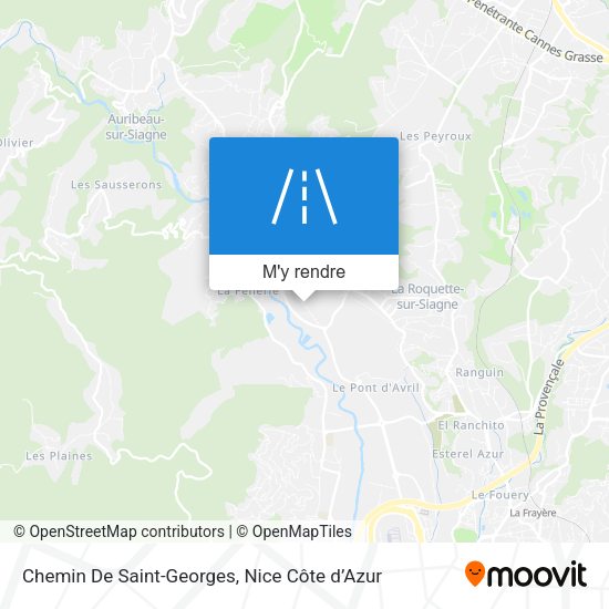Chemin De Saint-Georges plan