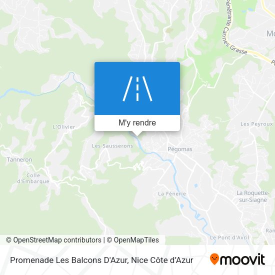 Promenade Les Balcons D'Azur plan