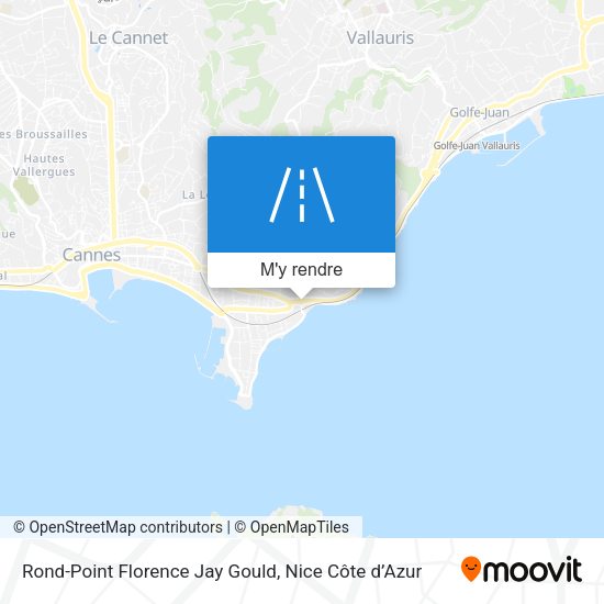 Rond-Point Florence Jay Gould plan