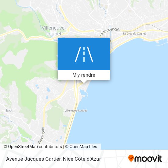 Avenue Jacques Cartier plan