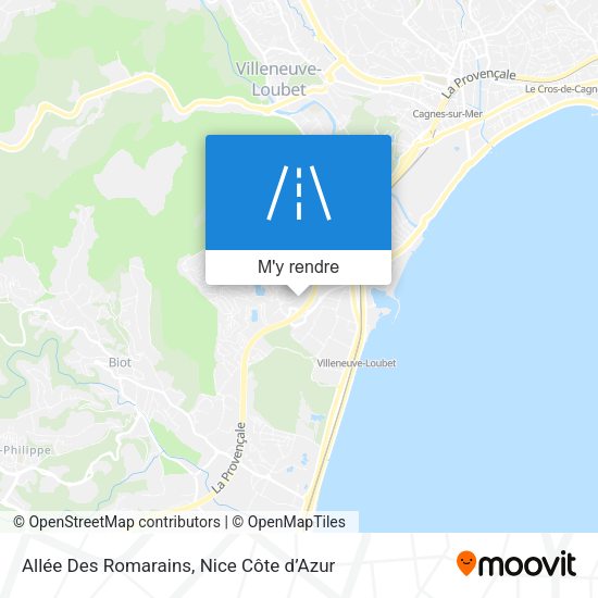 Allée Des Romarains plan