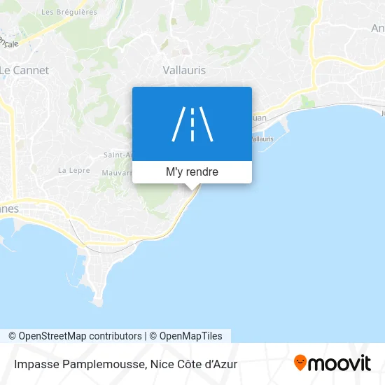 Impasse Pamplemousse plan