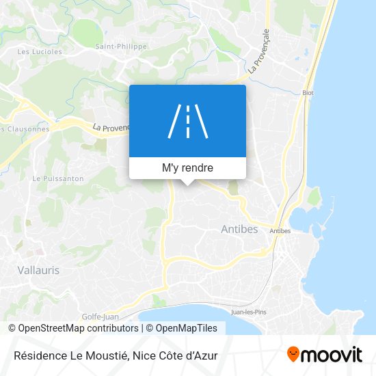 Résidence Le Moustié plan
