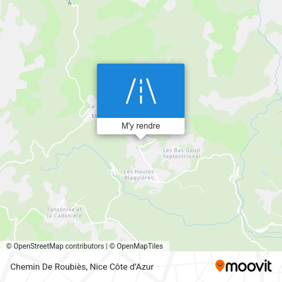 Chemin De Roubiès plan