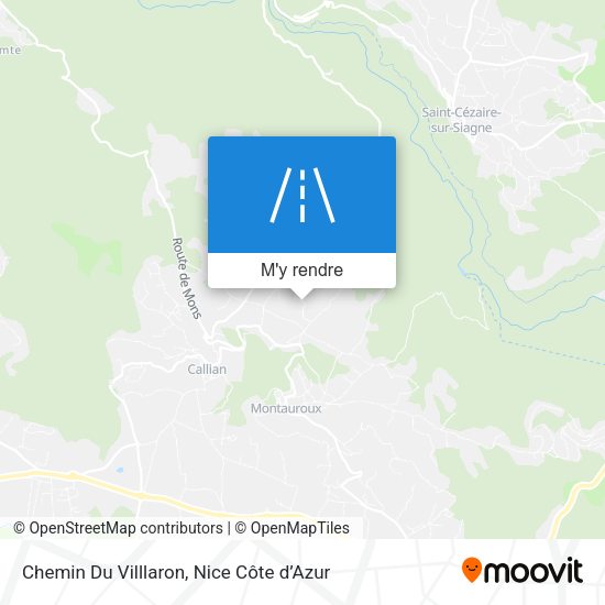 Chemin Du Villlaron plan