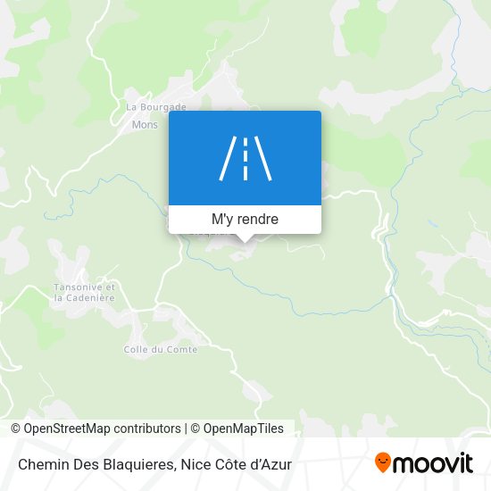 Chemin Des Blaquieres plan