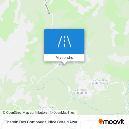 Chemin Des Gombauds plan