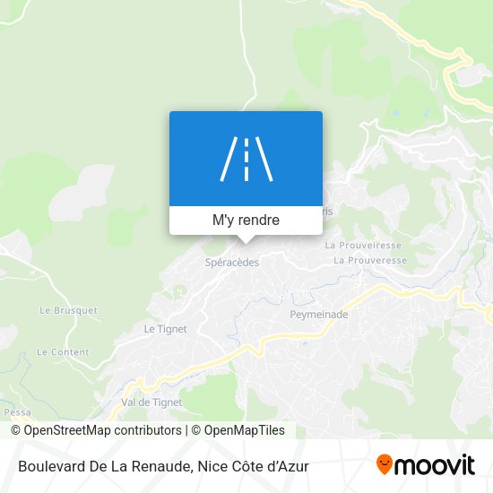 Boulevard De La Renaude plan