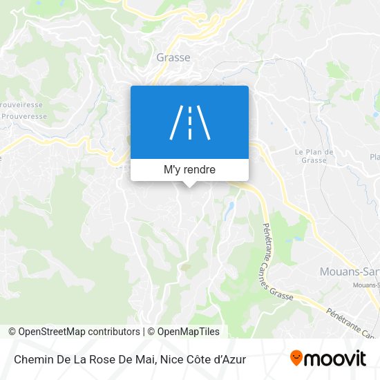 Chemin De La Rose De Mai plan