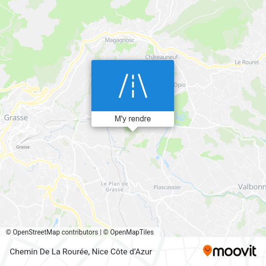 Chemin De La Rourée plan
