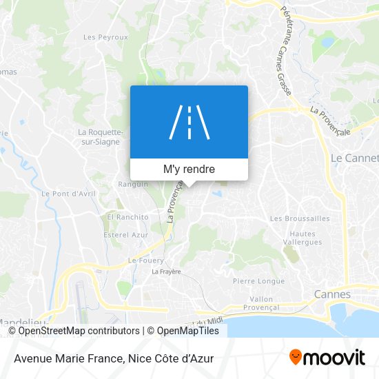 Avenue Marie France plan