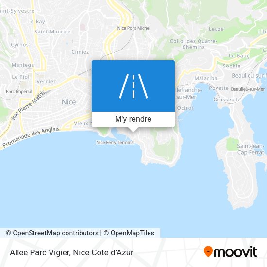Allée Parc Vigier plan