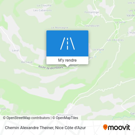 Chemin Alexandre Theiner plan