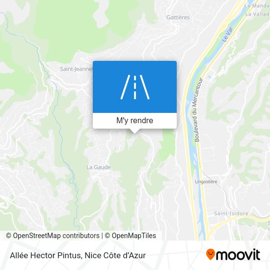 Allée Hector Pintus plan