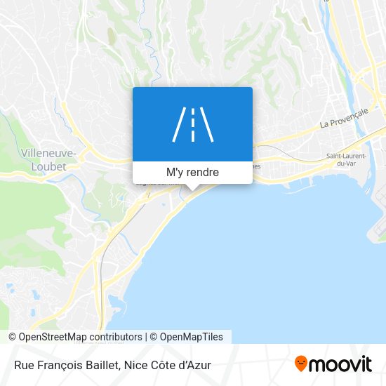 Rue François Baillet plan