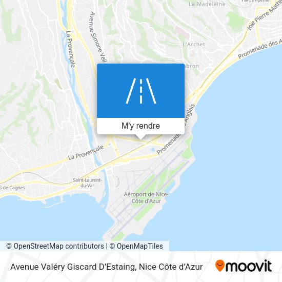 Avenue Valéry Giscard D'Estaing plan