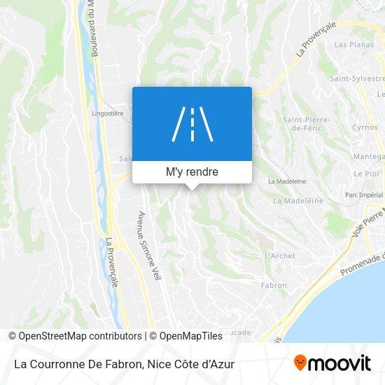 La Courronne De Fabron plan