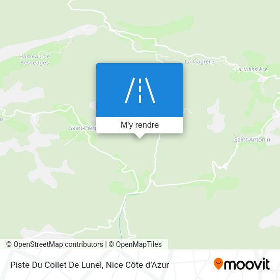 Piste Du Collet De Lunel plan