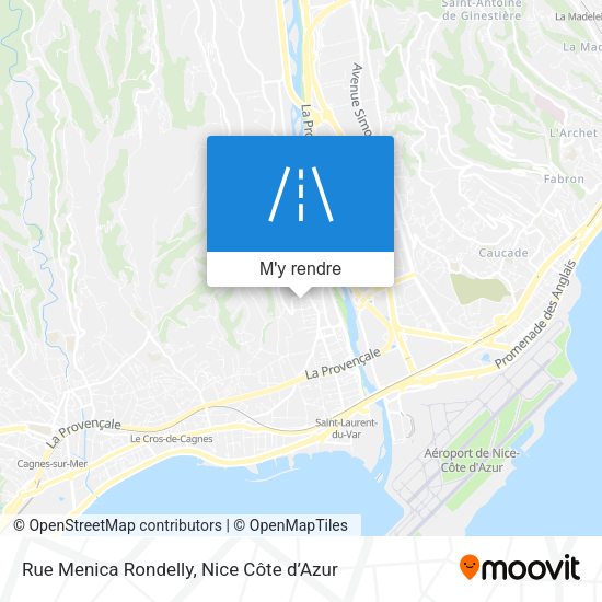 Rue Menica Rondelly plan