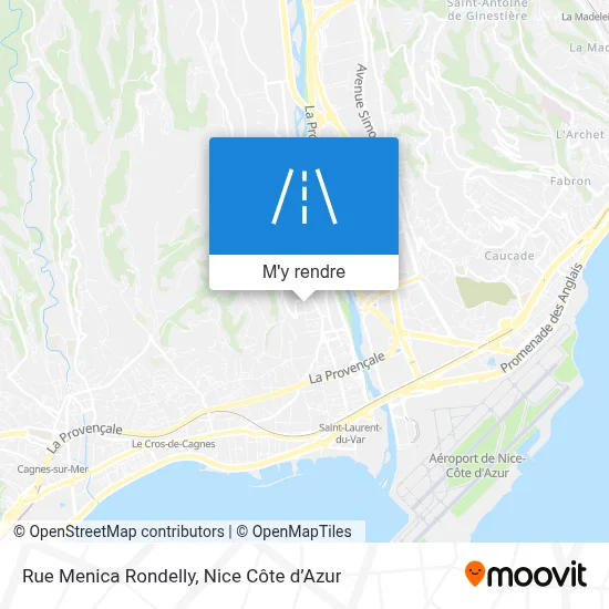 Rue Menica Rondelly plan