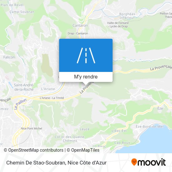 Chemin De Stao-Soubran plan