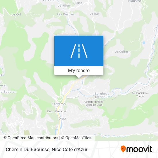 Chemin Du Baoussé plan